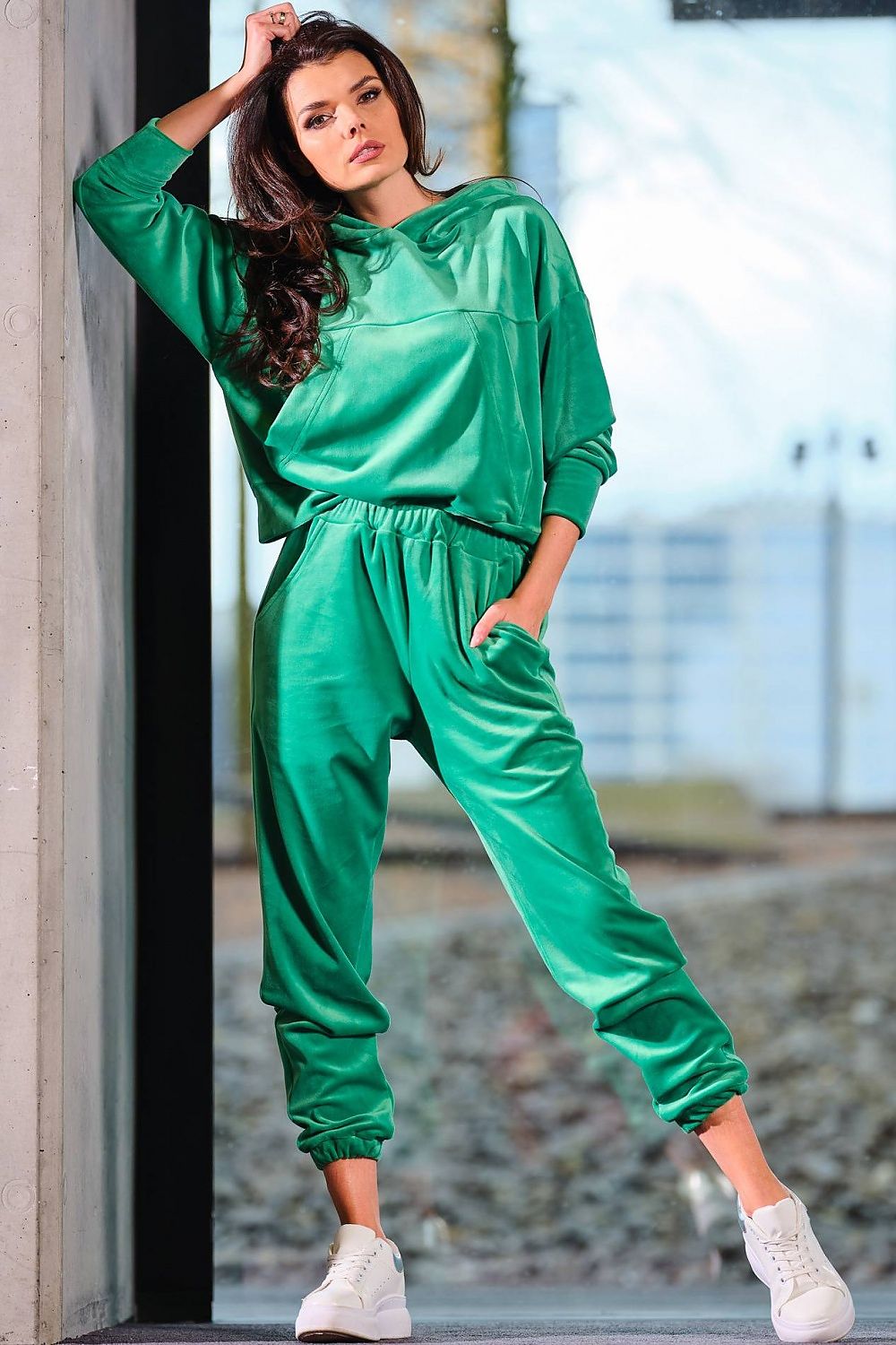   Bluza Damska Model A412 Green - awama 