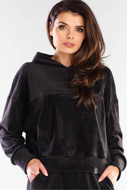   Bluza Damska Model A412 Black - awama 