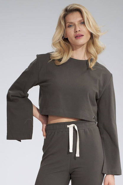   Bluza Damska Model M774 Oliwka - Figl 