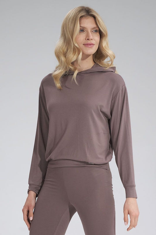   Bluza Damska Model M770 Brown - Figl 