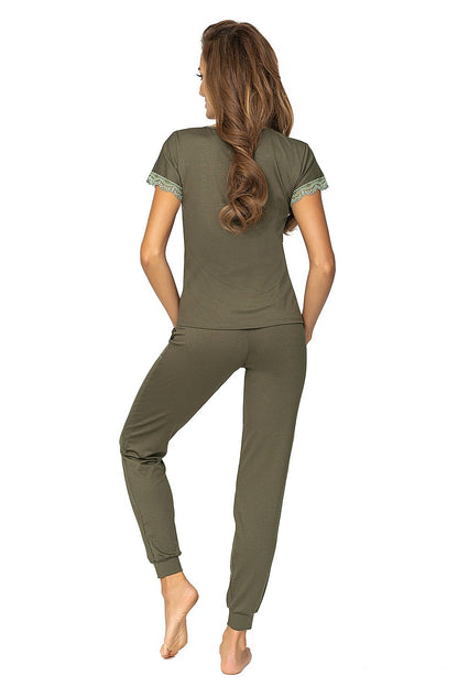  Piżama Damska Model Demi Khaki - Donna 