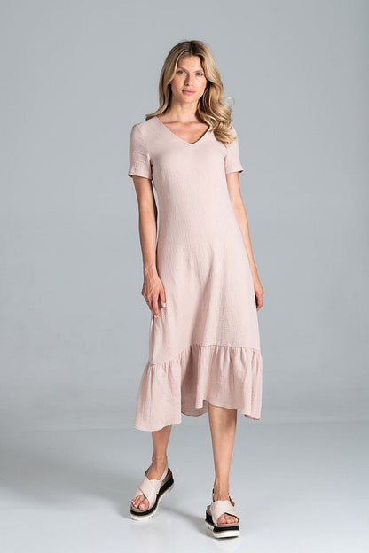  Sukienka Model M827 Beige - Figl 