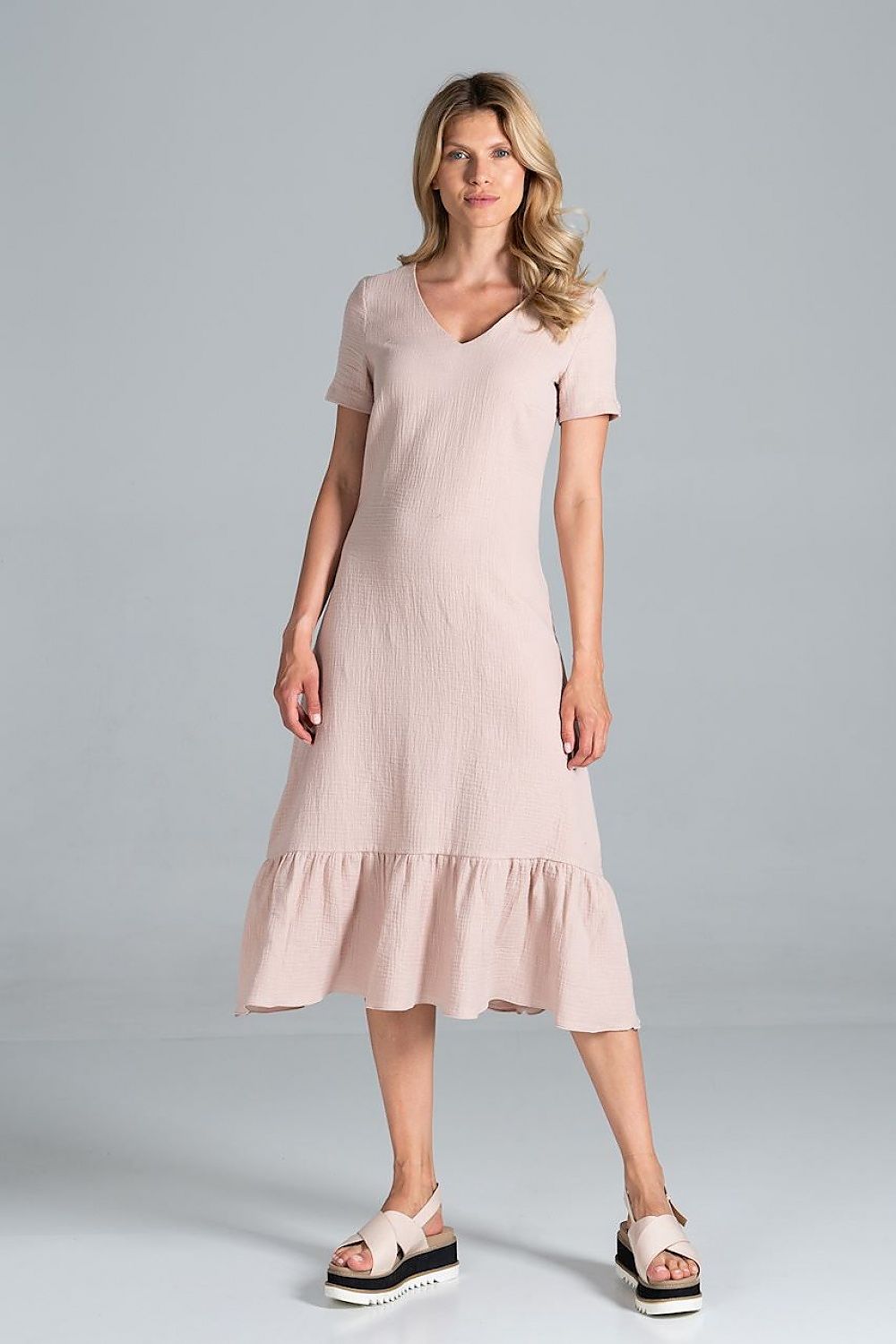  Sukienka Model M827 Beige - Figl 