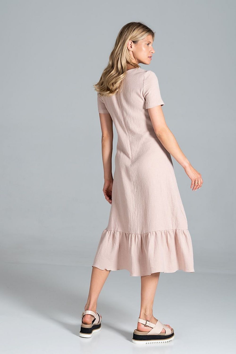  Sukienka Model M827 Beige - Figl 