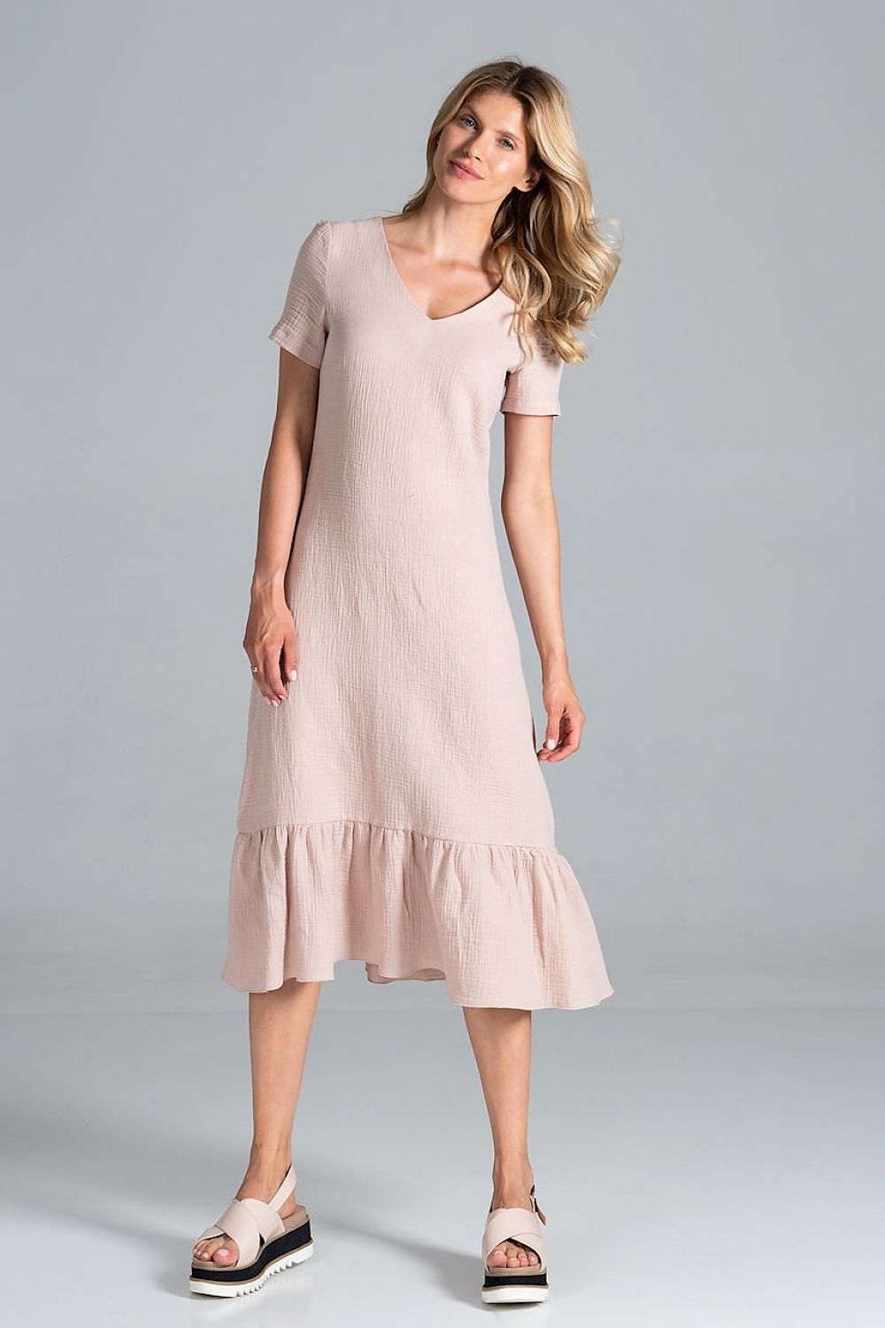  Sukienka Model M827 Beige - Figl 