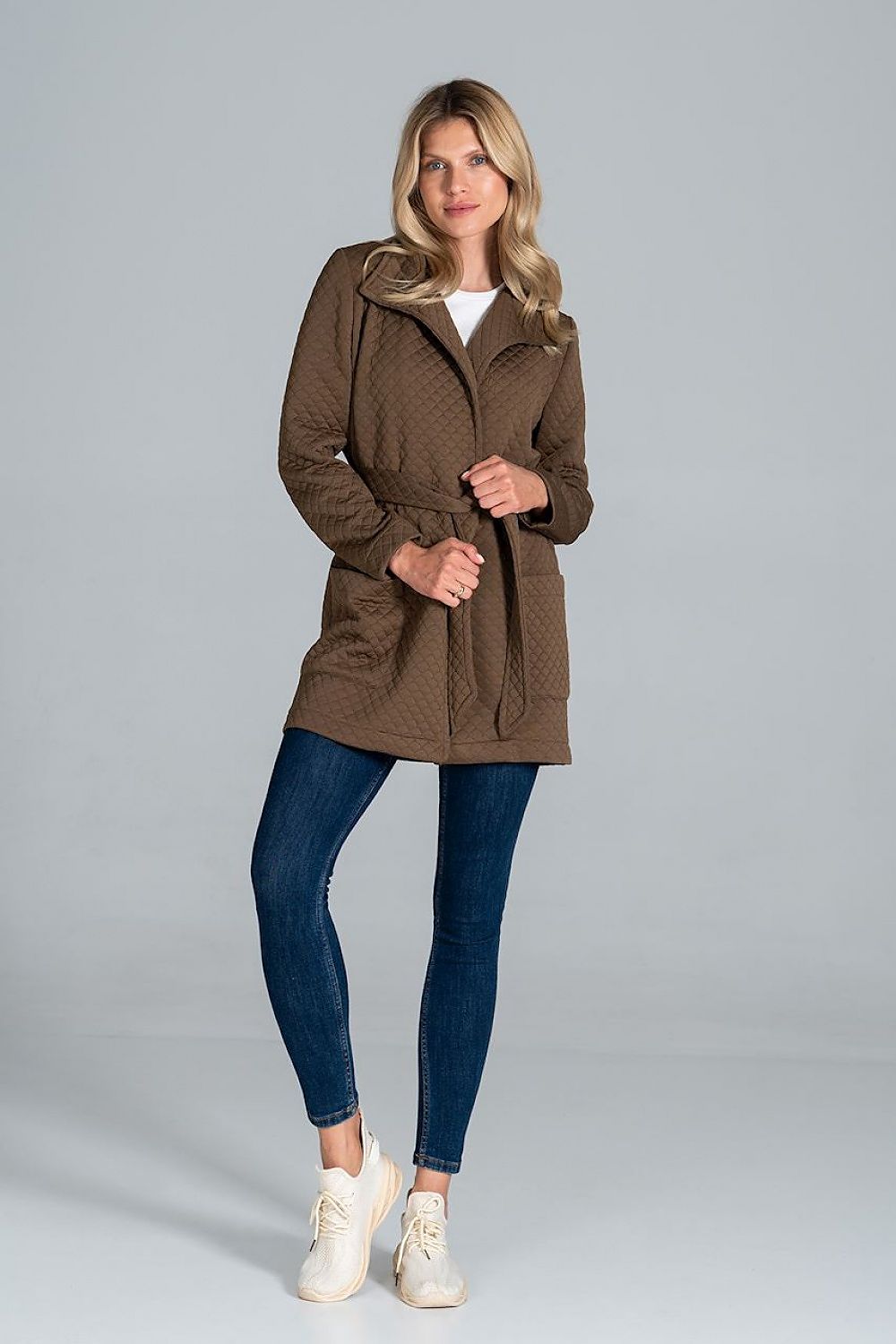   Płaszcz Model M814 Brown - Figl 