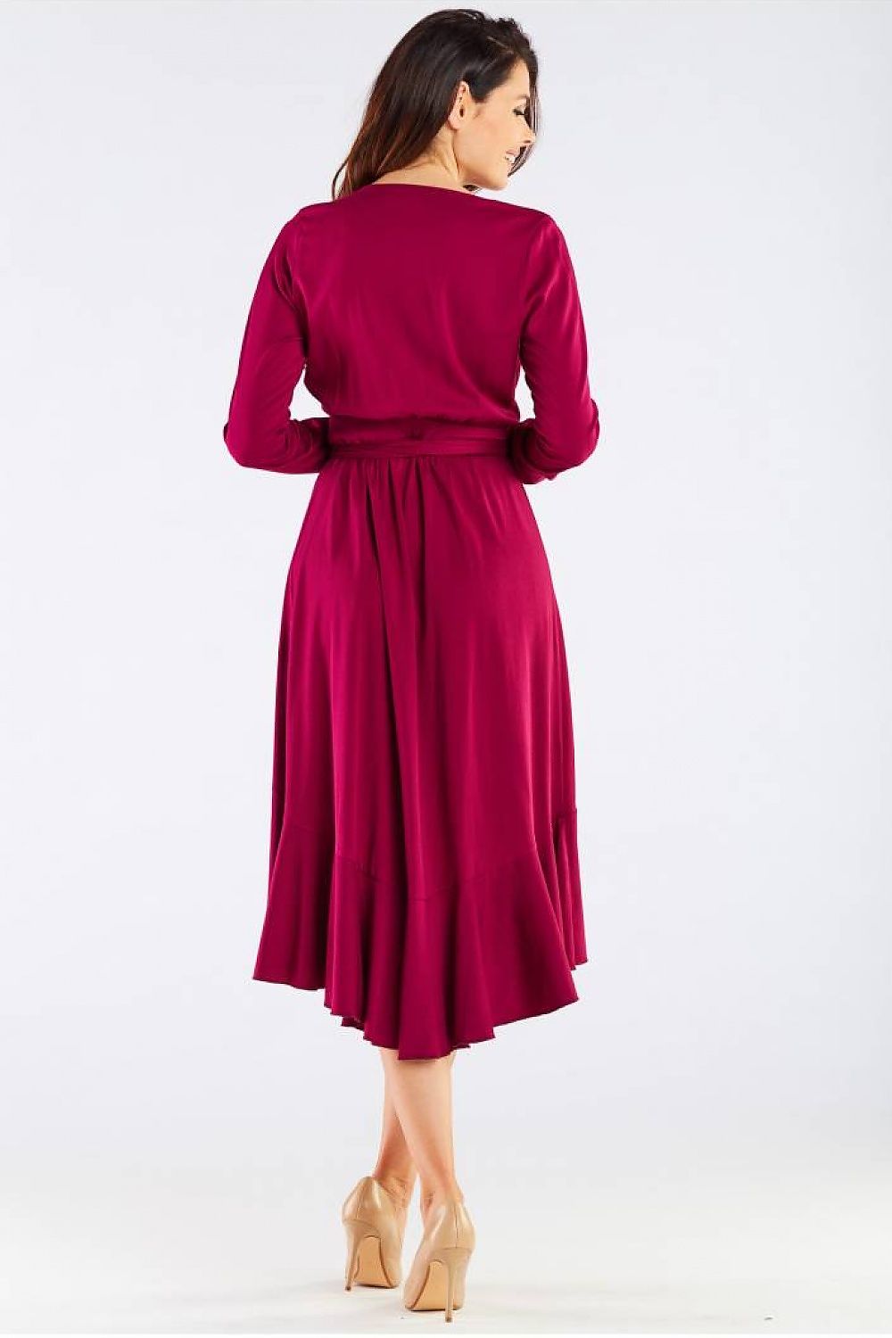  Sukienka Model A456 Bordo - awama 