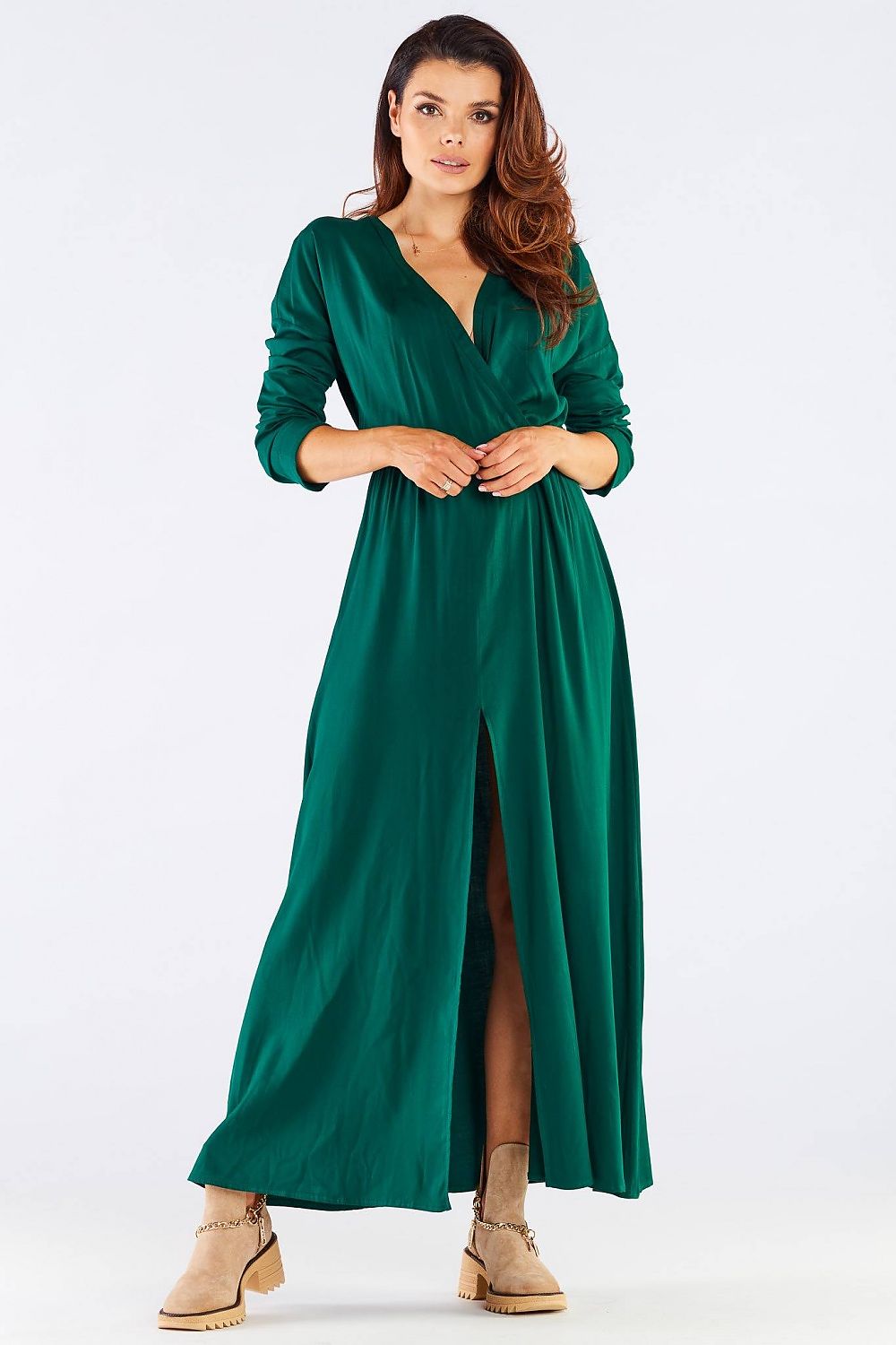  Sukienka Model A454 Green - awama 