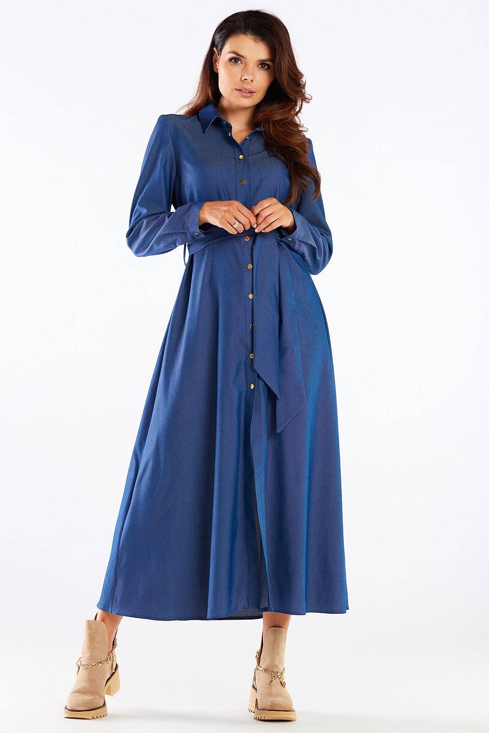  Sukienka Model A451 Blue - awama 