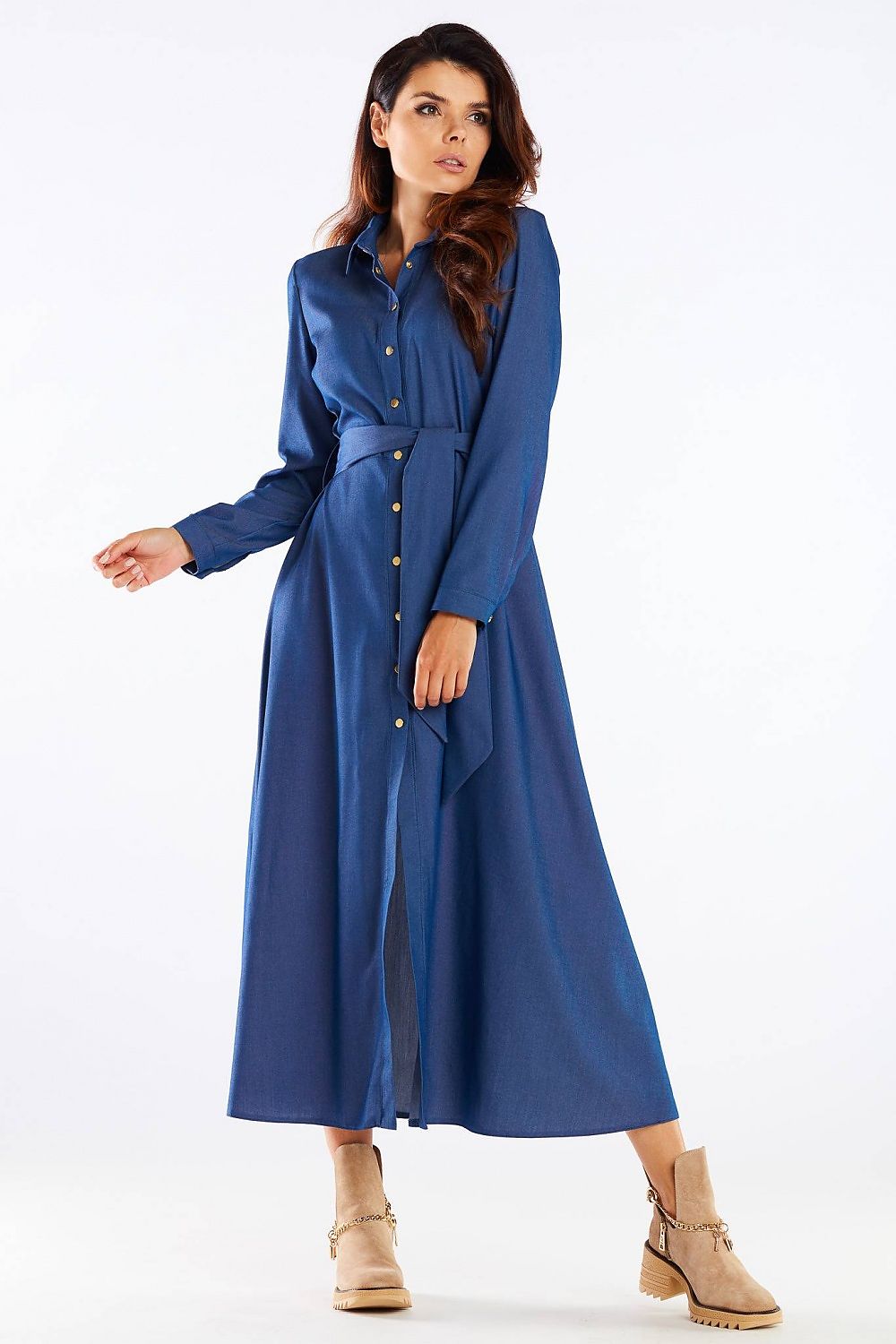  Sukienka Model A451 Blue - awama 