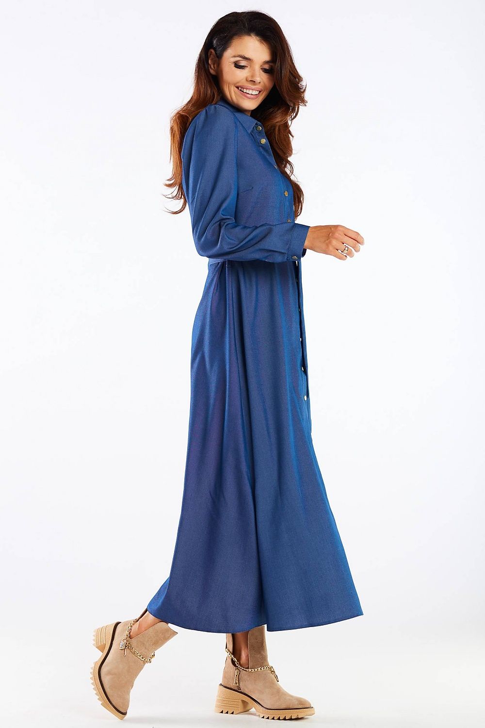  Sukienka Model A451 Blue - awama 