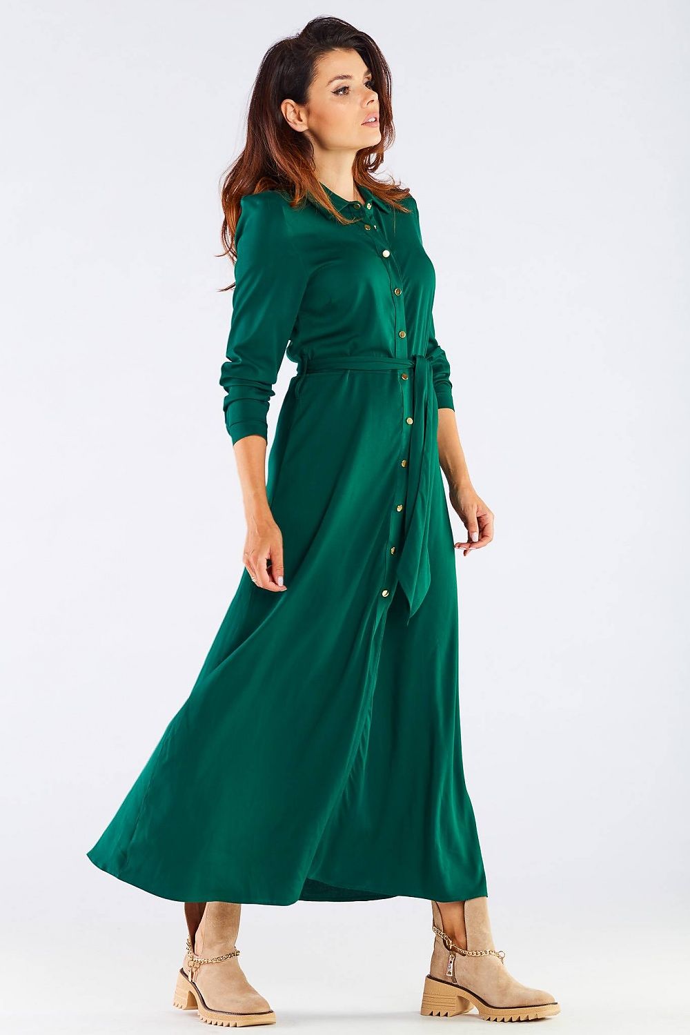  Sukienka Model A451 Green - awama 