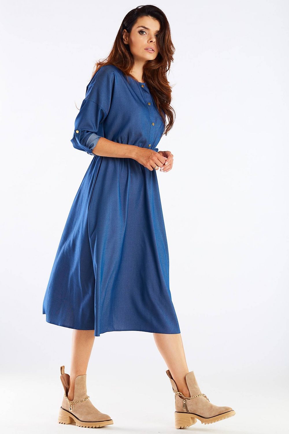  Sukienka Model A452 Blue - awama 