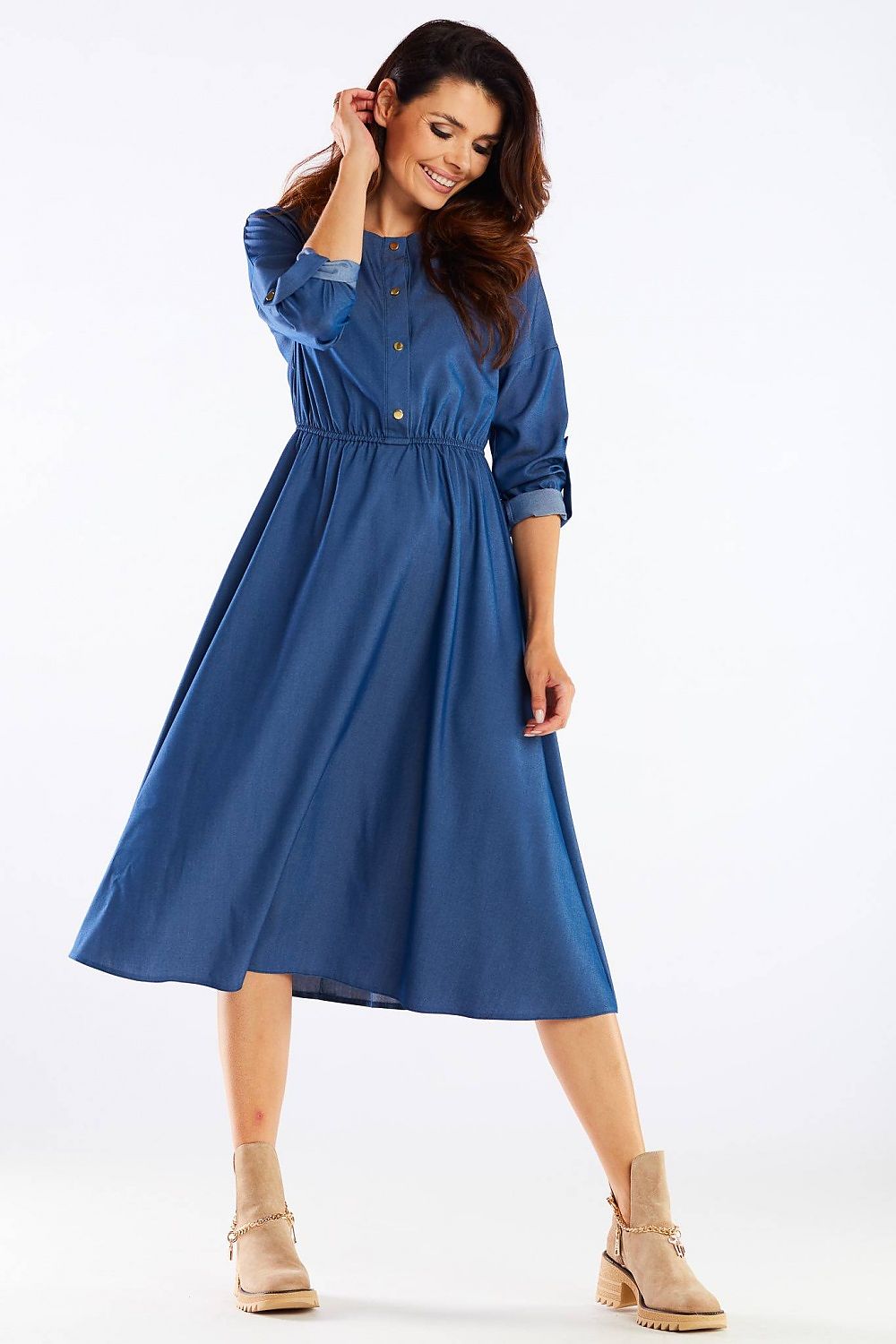  Sukienka Model A452 Blue - awama 