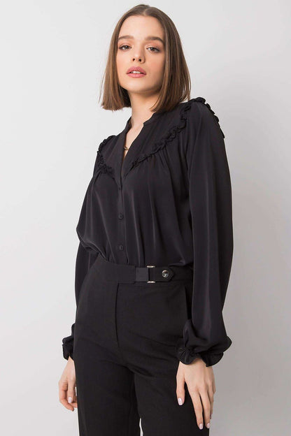   Koszula Damska Model TW-KS-BP-5078.21 Black - Och Bella 