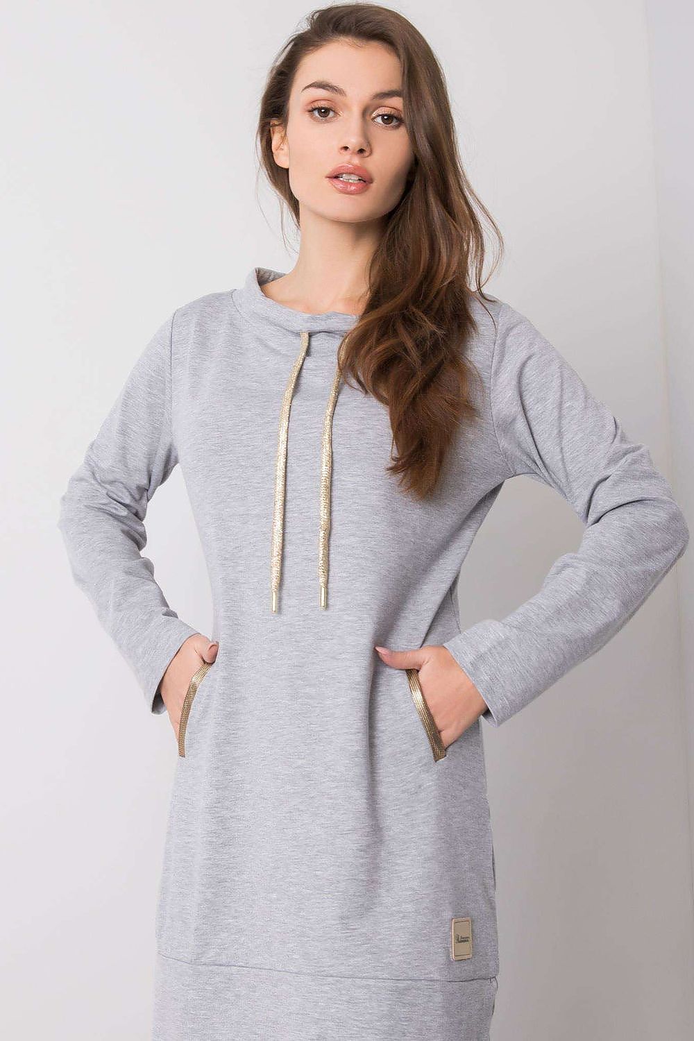  Sukienka Model RV-SK-6067.15X Grey - Relevance 