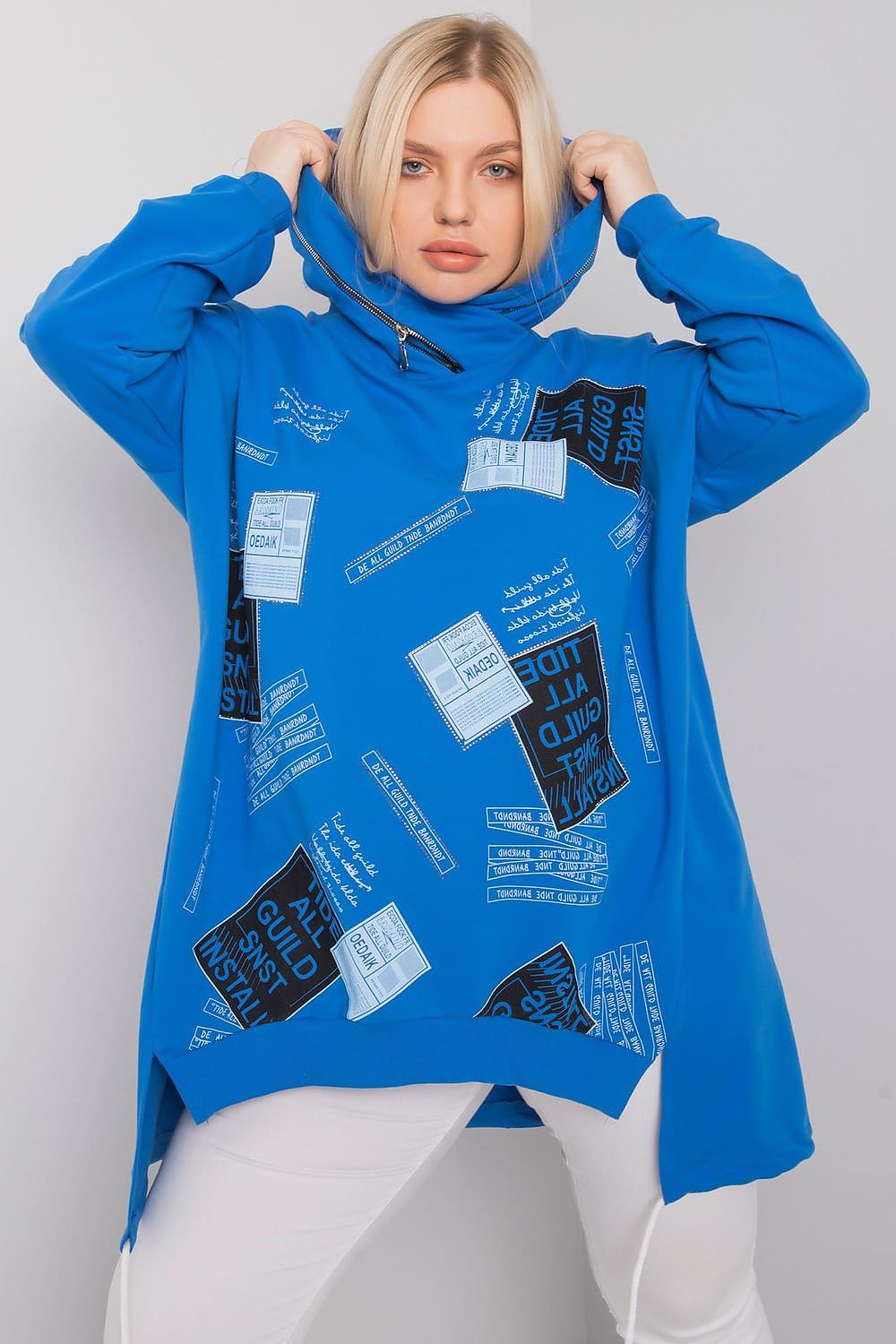   Bluza Damska Model RV-BL-7217.79P Dark Blue - Relevance 