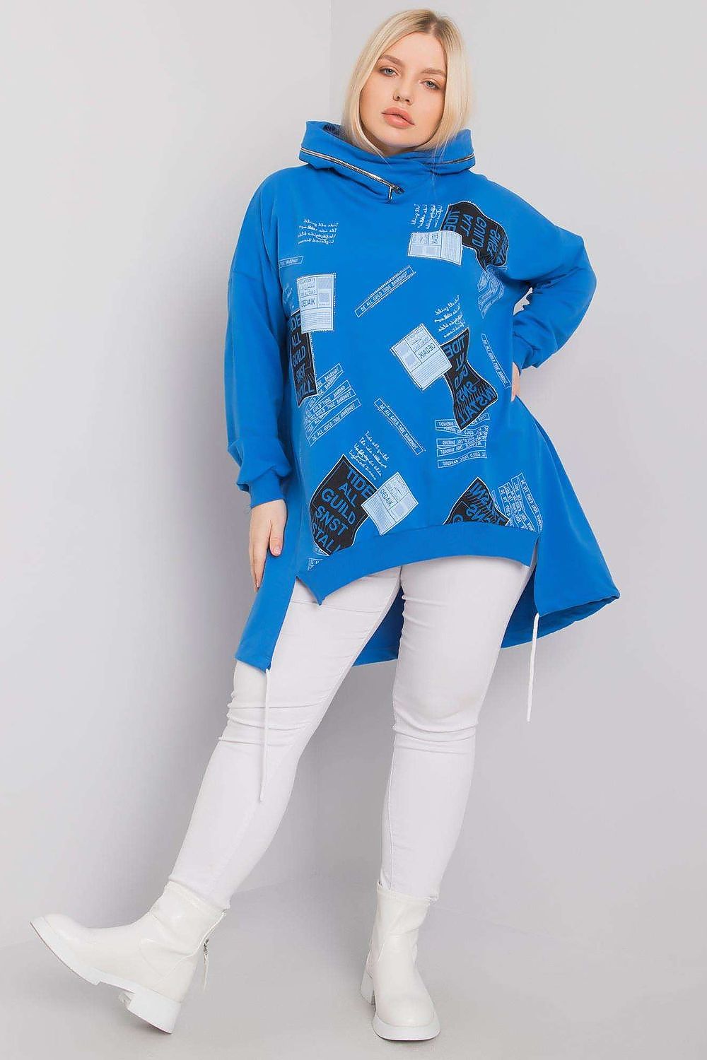   Bluza Damska Model RV-BL-7217.79P Dark Blue - Relevance 