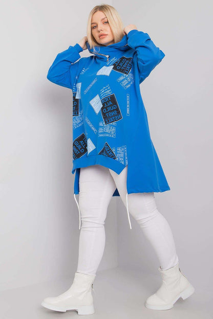   Bluza Damska Model RV-BL-7217.79P Dark Blue - Relevance 