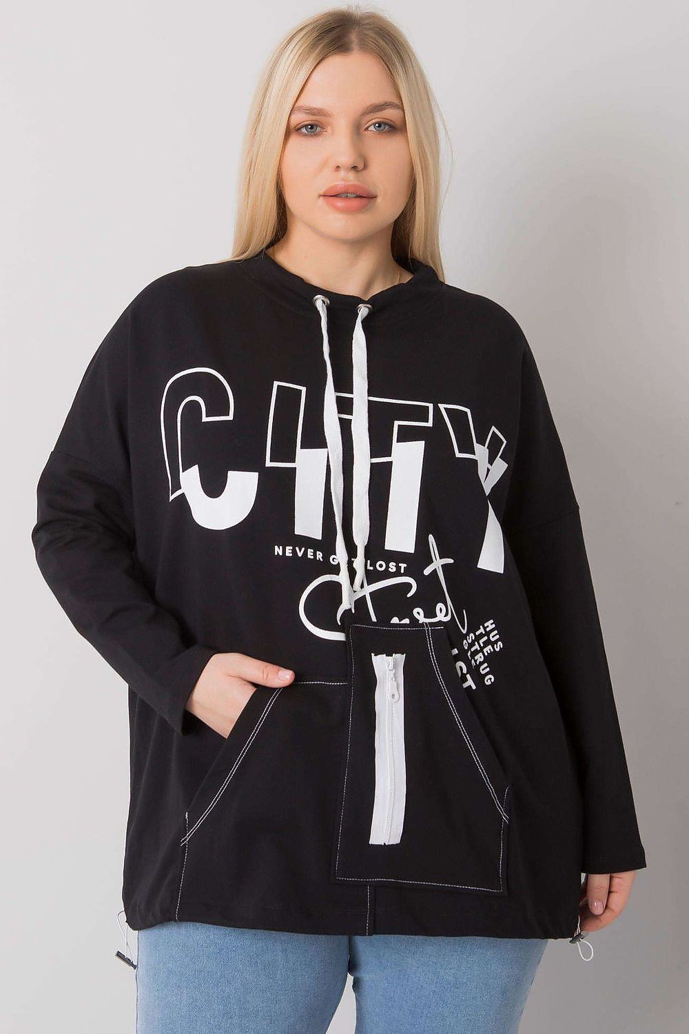   Bluza Damska Model RV-BL-7166.78P Black - Relevance 