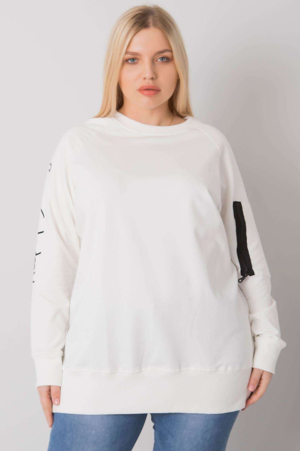   Bluza Damska Model RV-TU-7158.76P Ecru - Relevance 