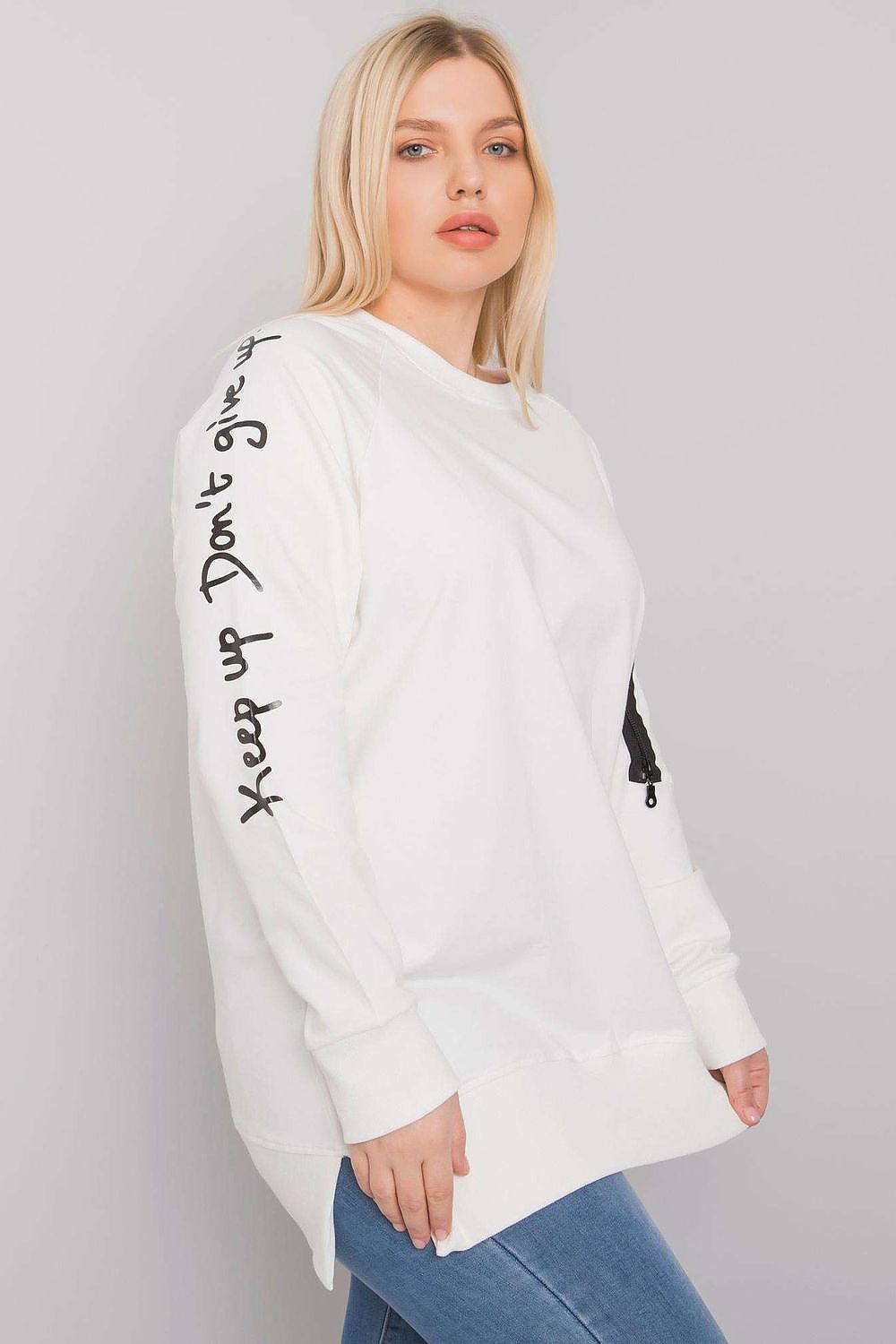   Bluza Damska Model RV-TU-7158.76P Ecru - Relevance 