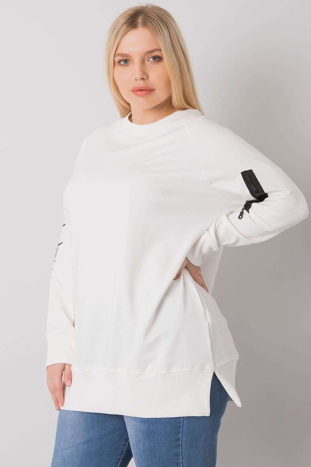   Bluza Damska Model RV-TU-7158.76P Ecru - Relevance 