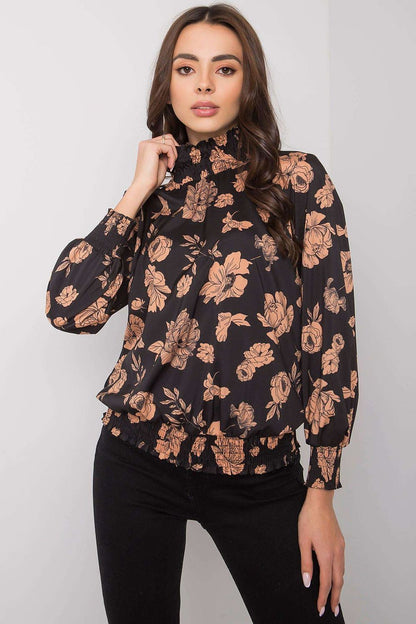   Bluzka Model DHJ-BZ-8501.79 Black/Beige - Italy Moda 