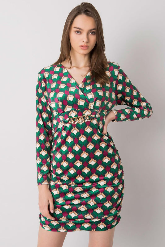  Sukienka Model DHJ-SK-12695.26P Green - Italy Moda 