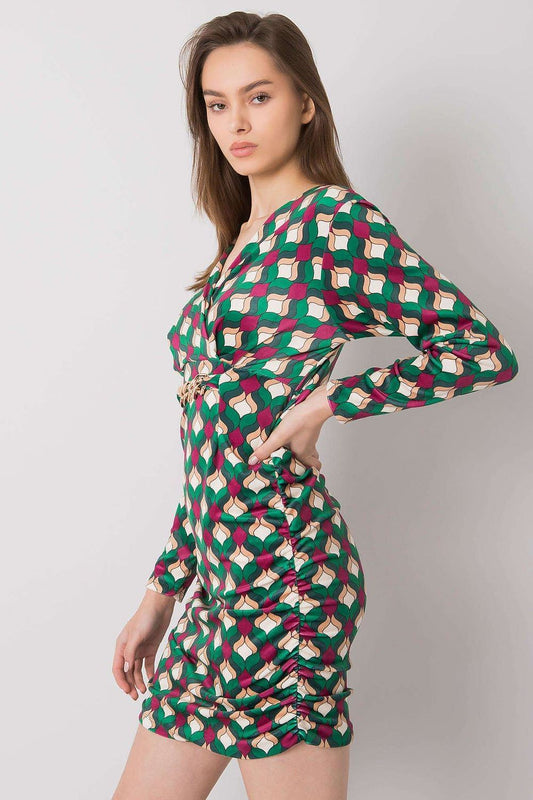  Sukienka Model DHJ-SK-12695.26P Green - Italy Moda 