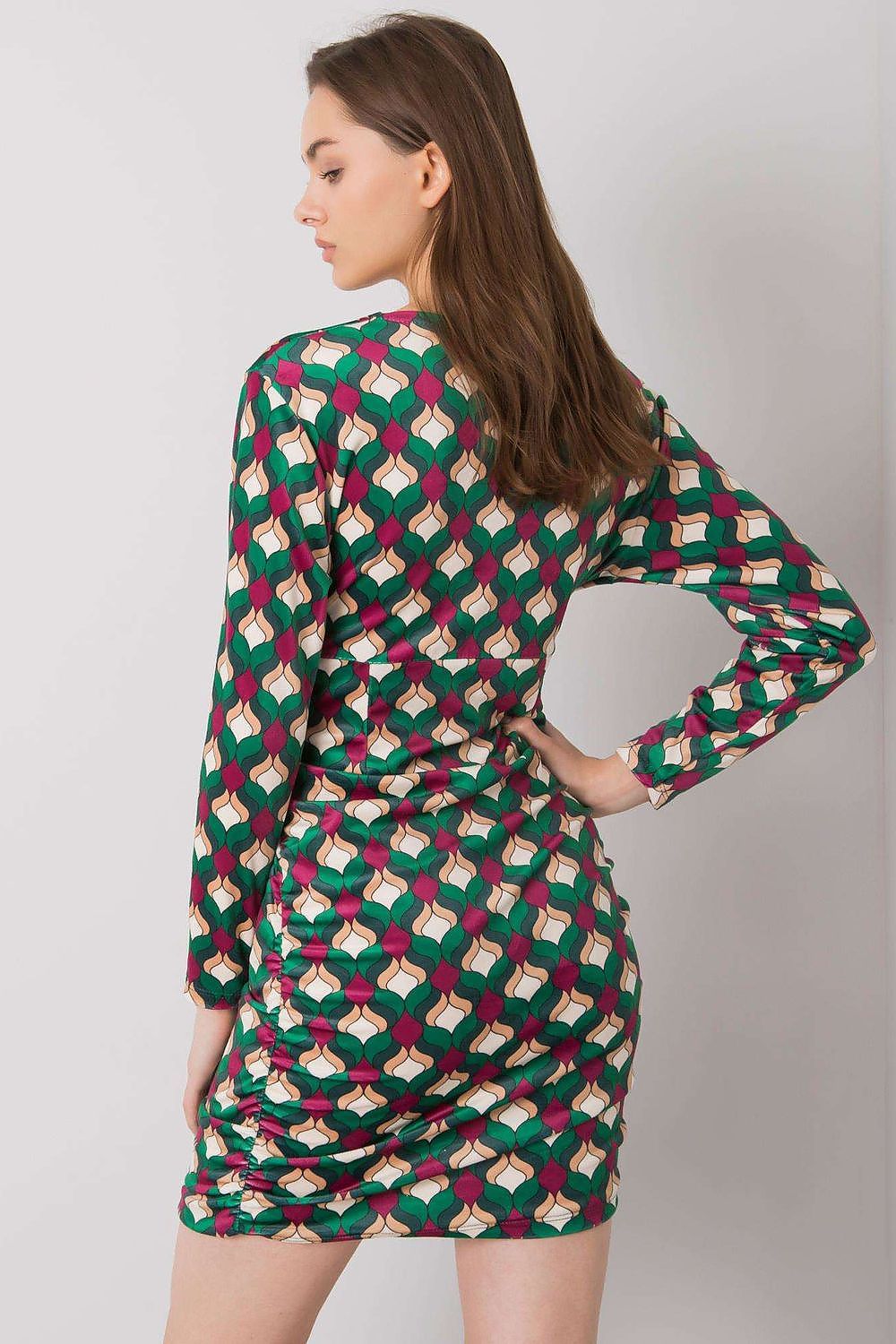  Sukienka Model DHJ-SK-12695.26P Green - Italy Moda 