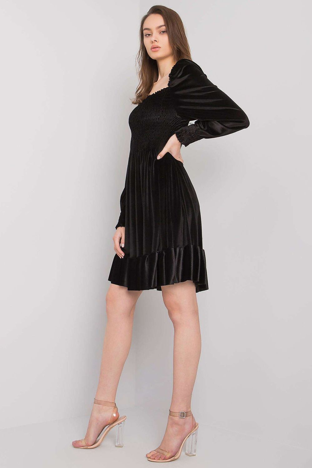 Sukienka Model DHJ-SK-15220.61P Black - Italy Moda 