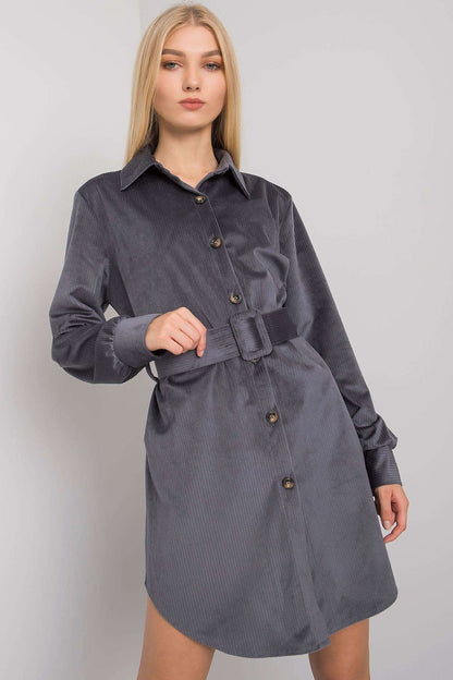  Sukienka Model DHJ-SK-10333.12P Grafit - Italy Moda 