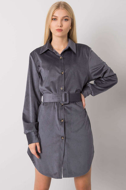  Sukienka Model DHJ-SK-10333.12P Grafit - Italy Moda 
