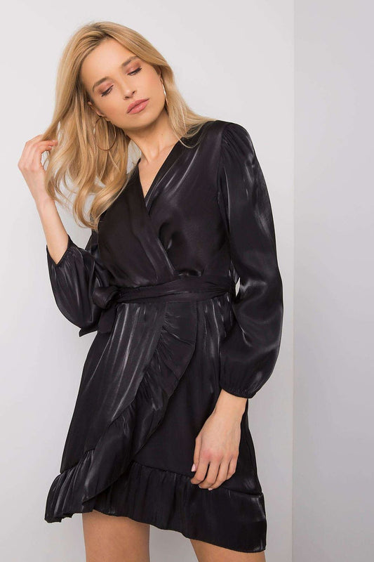  Sukienka Model DHJ-SK-11037.46P Black - Italy Moda 