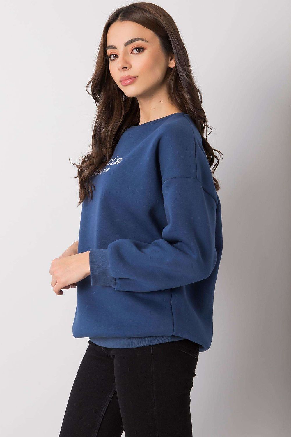   Bluza Damska Model EM-BL-702.46 Navy - Ex Moda 