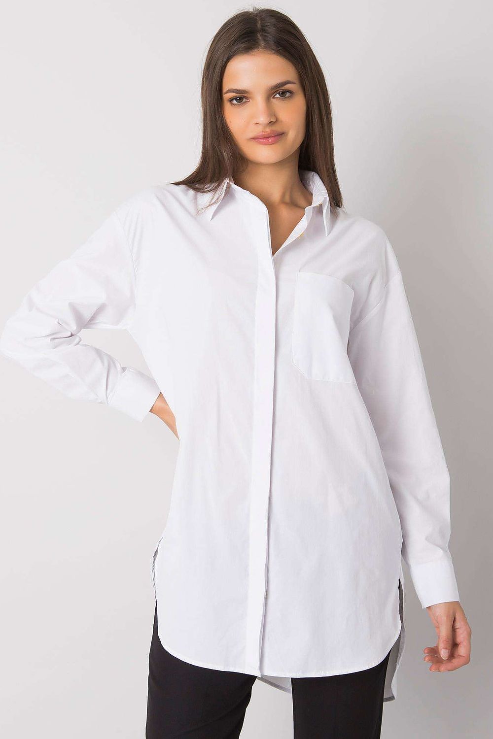   Koszula Damska Model EM-KS-005.34 White - Ex Moda 