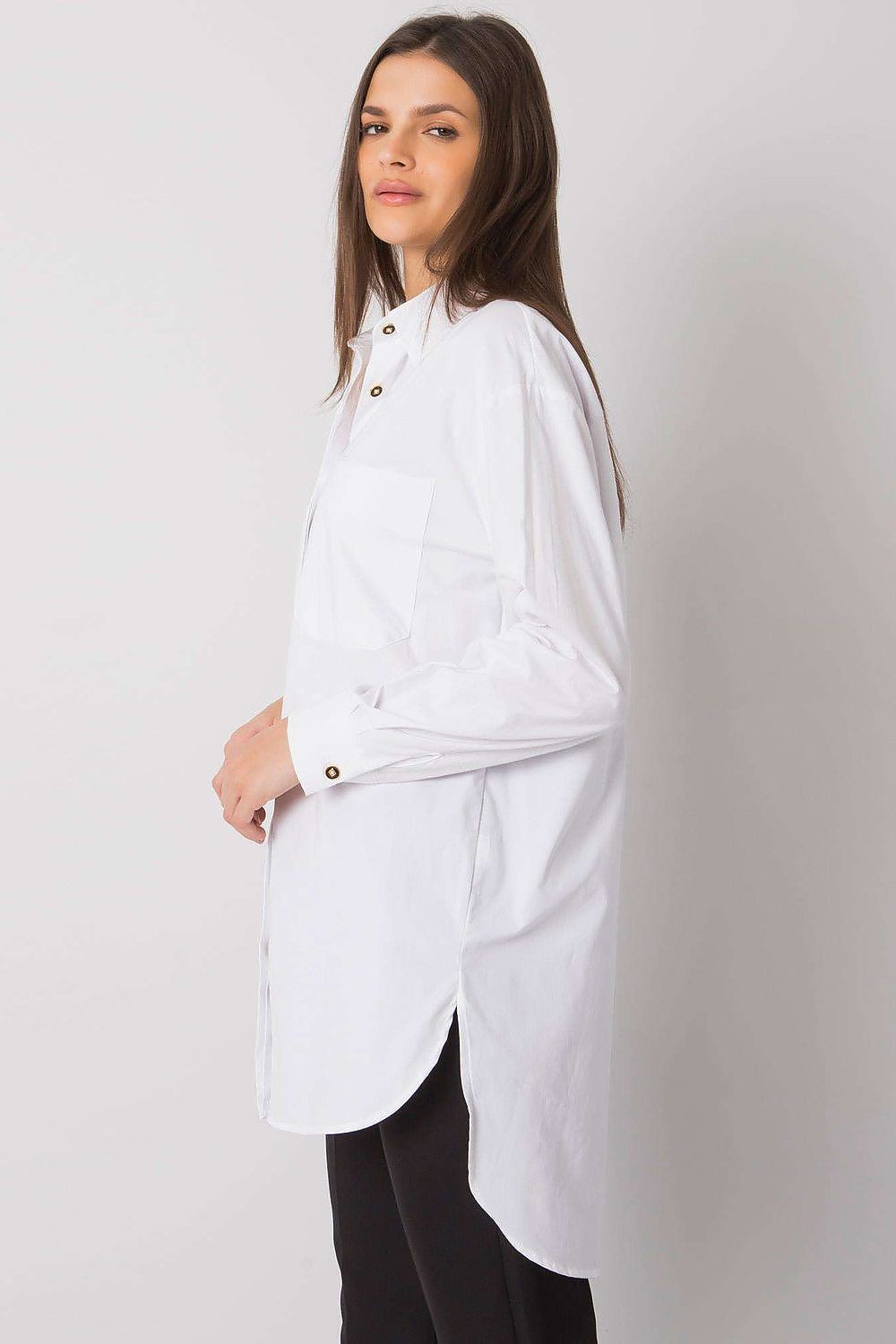   Koszula Damska Model EM-KS-005.34 White - Ex Moda 