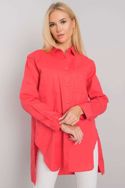   Koszula Damska Model EM-KS-001.46 Coral - Ex Moda 