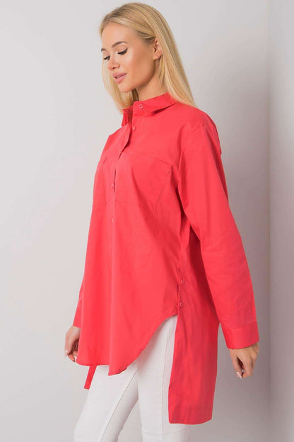   Koszula Damska Model EM-KS-001.46 Coral - Ex Moda 