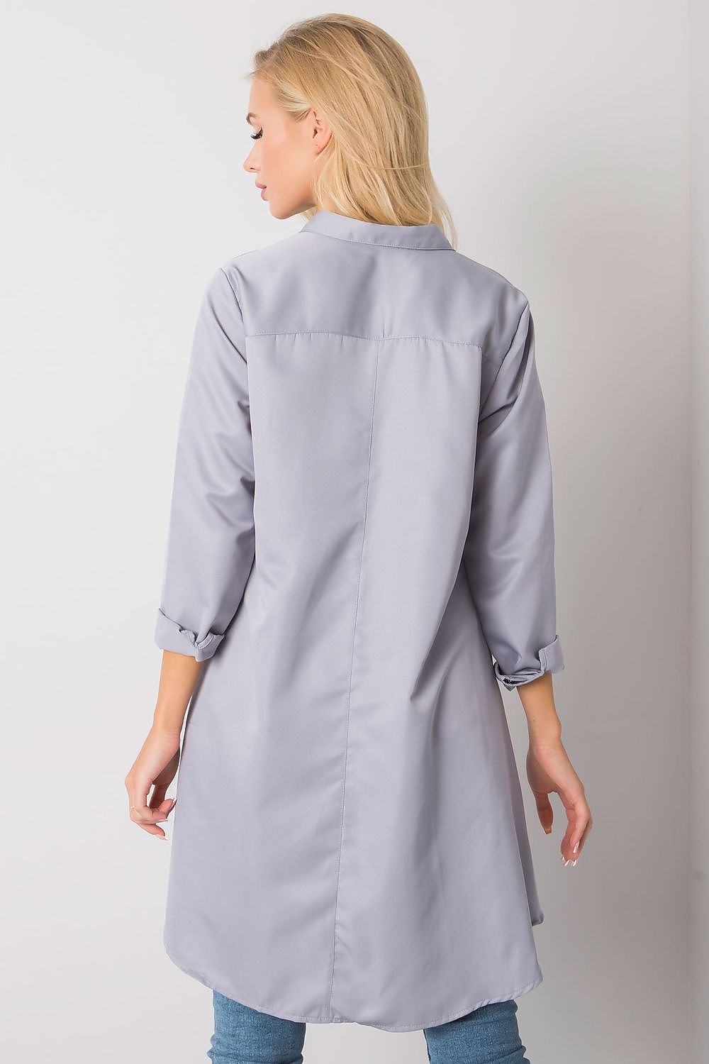   Koszula Damska Model EM-KS-556-1.11 Grey - Ex Moda 