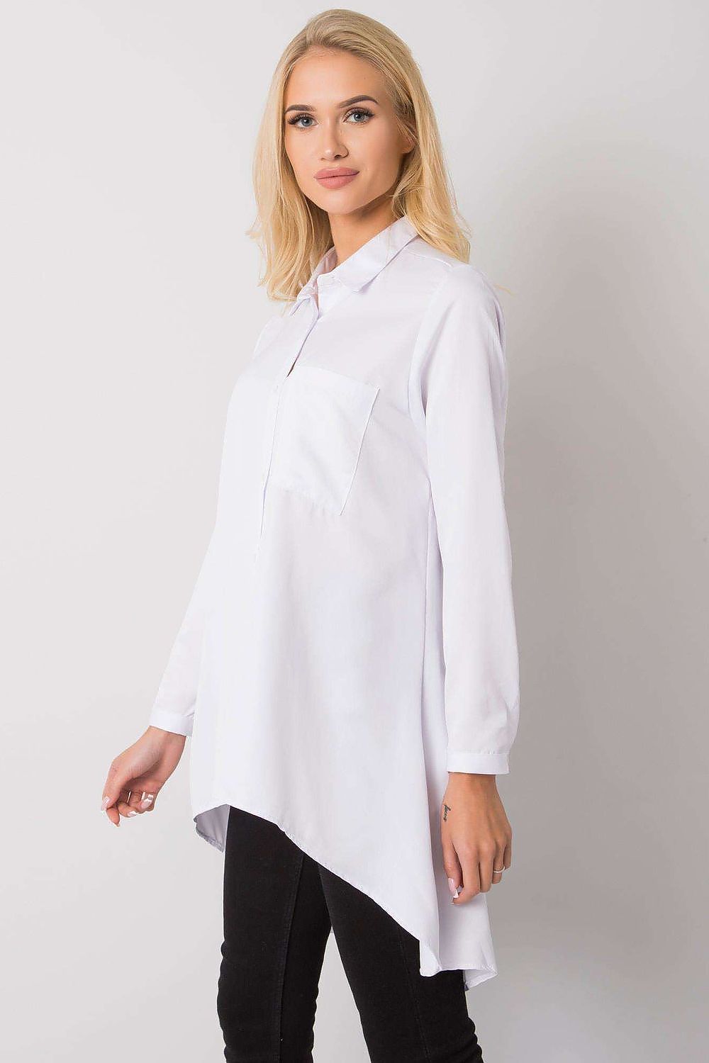   Koszula Damska Model EM-KS-556-1.11 White - Ex Moda 