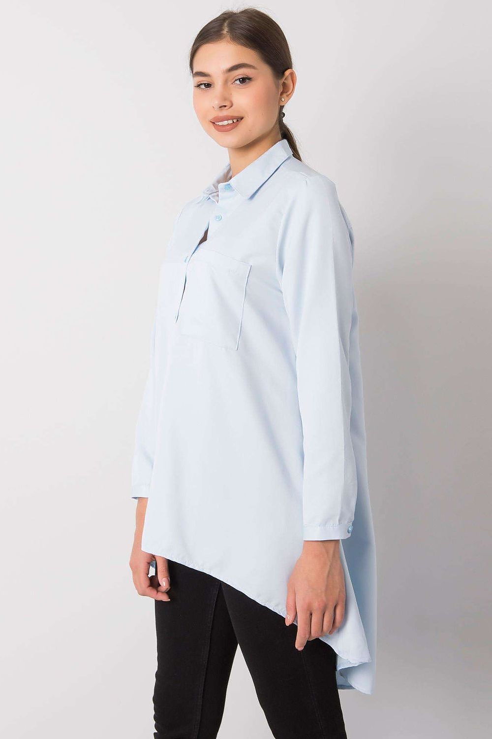   Koszula Damska Model EM-KS-556-1.11 Light Blue - Ex Moda 