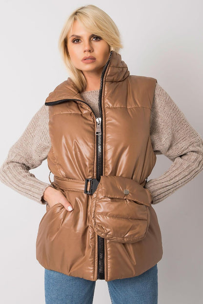   Kamizelka Model EM-KZ-611.40X Brown - Ex Moda 