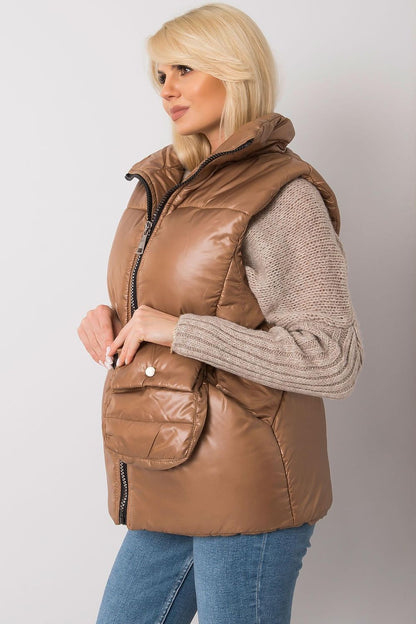   Kamizelka Model EM-KZ-611.40X Brown - Ex Moda 