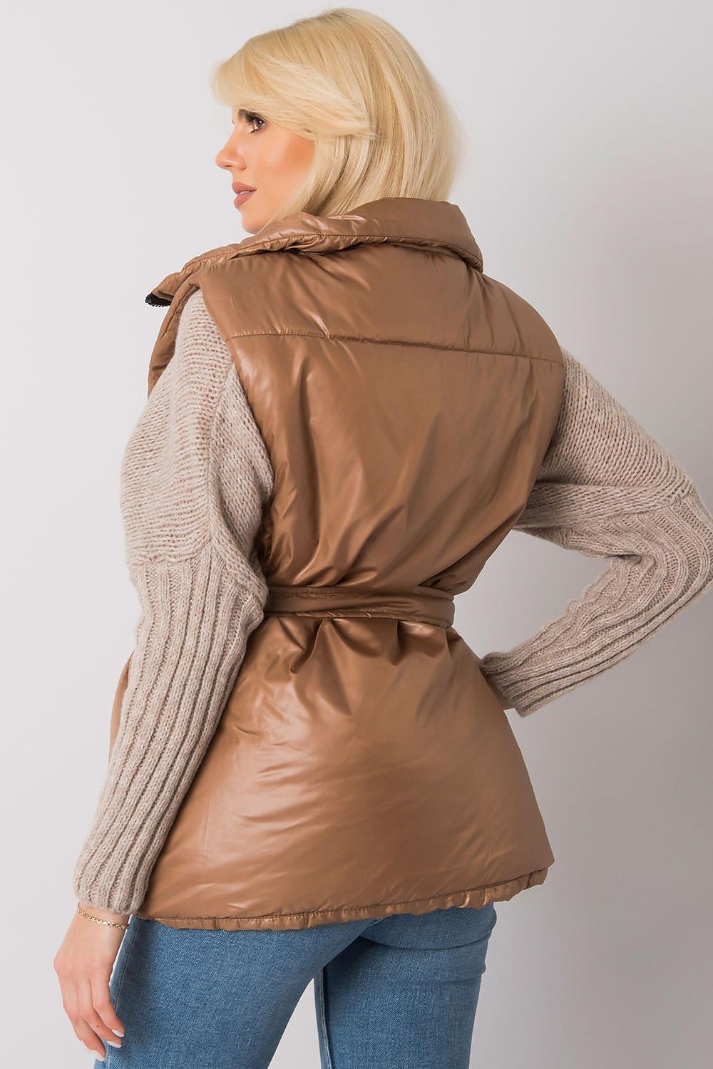   Kamizelka Model EM-KZ-611.40X Brown - Ex Moda 