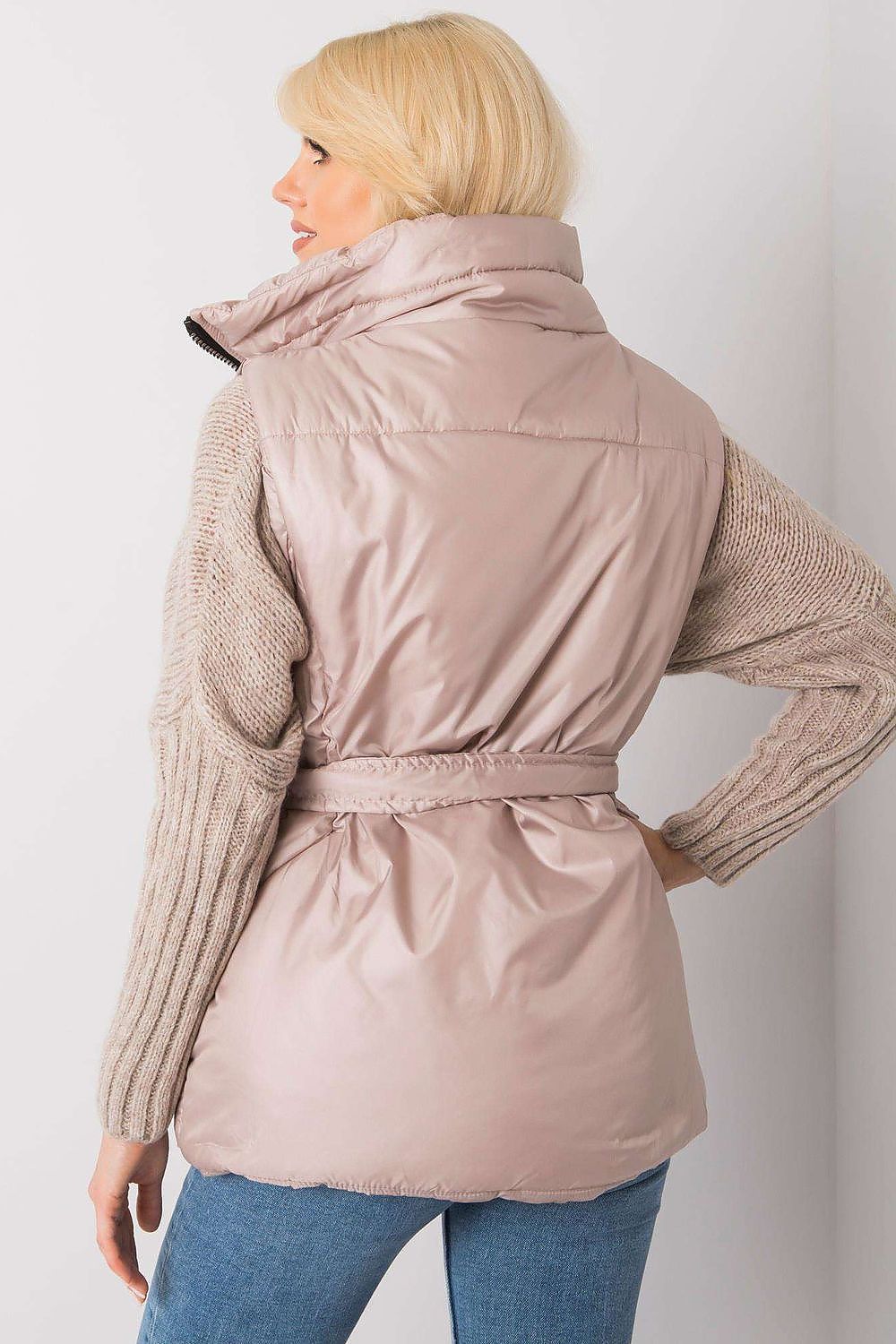   Kamizelka Model EM-KZ-611.40X Beige - Ex Moda 