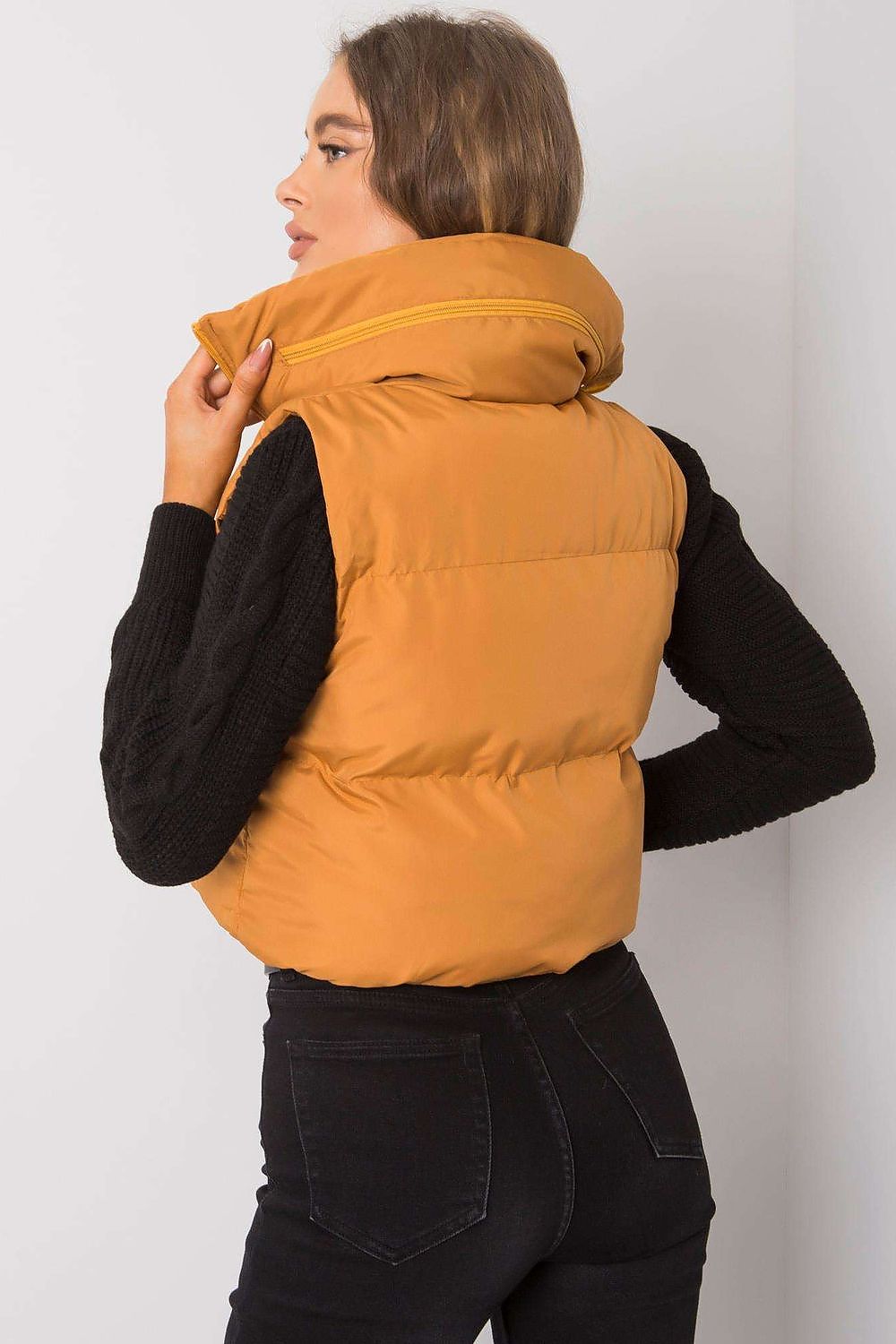   Kamizelka Model EM-KZ-898.30 Dark Yellow - Ex Moda 