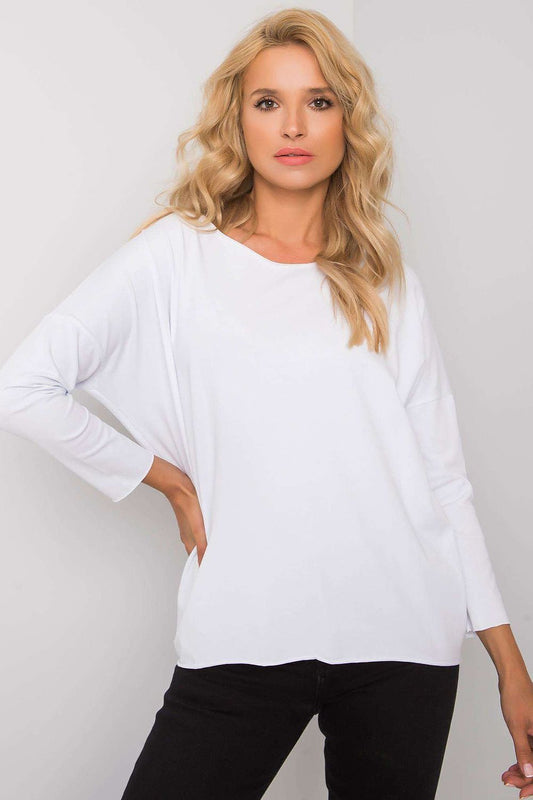   Bluzka Model EM-BZ-ES-21-608.07P White - Ex Moda 