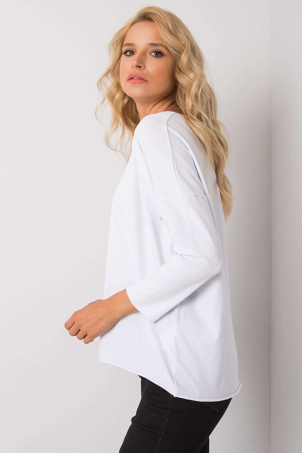  Bluzka Model EM-BZ-ES-21-608.07P White - Ex Moda 